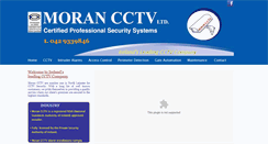 Desktop Screenshot of morancctv.ie